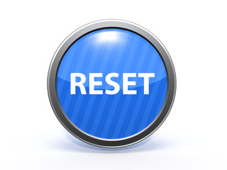 reset circular icon on white background