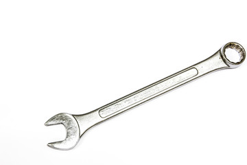 Wrench isolated on white