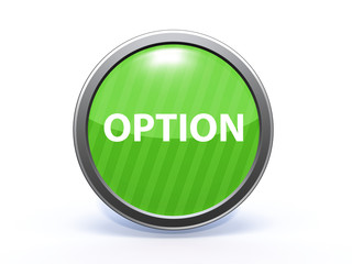 option circular icon on white background