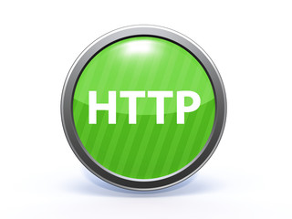 http circular icon on white background