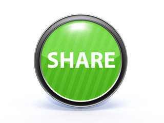 share circular icon on white background
