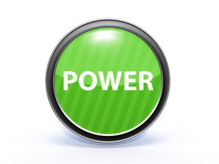 power circular icon on white background