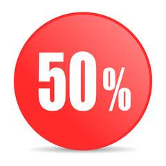 50 percent web icon