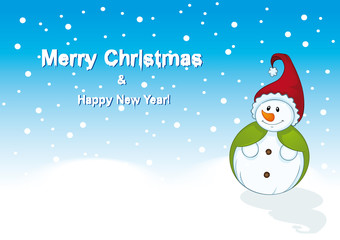 Merry Christmas Snowman