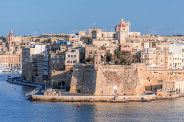 Valletta Skyline with wall