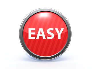 easy circular icon on white background