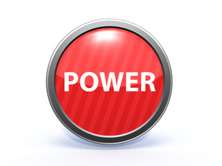 power circular icon on white background