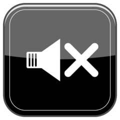 Obraz premium No sound icon