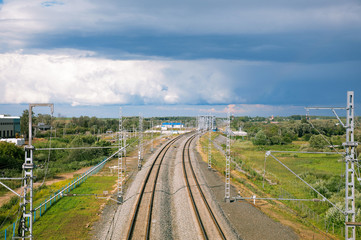Fototapeta na wymiar railway line