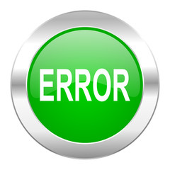 error green circle chrome web icon isolated