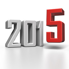 2015 New Year in 3D