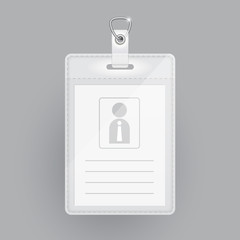 blank identification card template