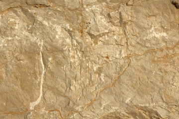 Texture - light yellow sandstone, structure of stone.