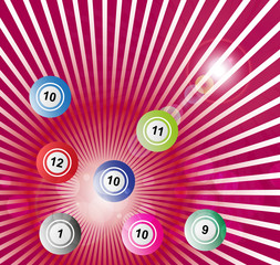 Lottery ball background - 71534623