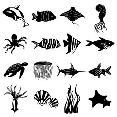 Sea Creature Icons