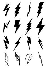 Lightning icon set - 71534898
