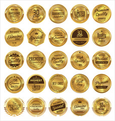 Golden labels premium quality collection