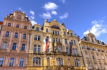 Fototapeta na wymiar Jugendstil-Architektur in Prag
