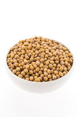 Soybean isolated on white background