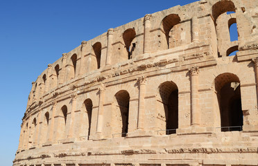 Fototapeta premium Amphitheater in El Jem, Tunisia