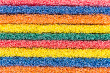Close up scouring pad using as background