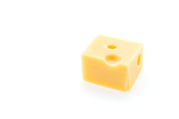Cheese isolated on white