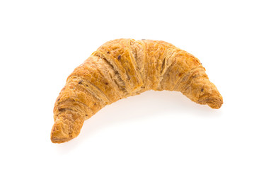 Croissant isolated on white background