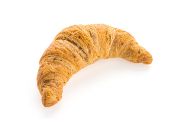 Croissant isolated on white background
