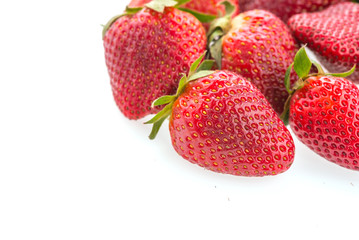 Strawberry isolated on white background