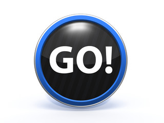 go circular icon on white background