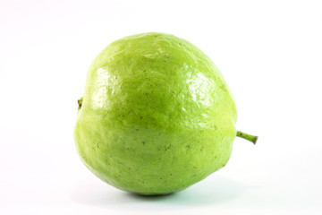 Guava on white background