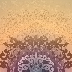 Background made in oriental style.