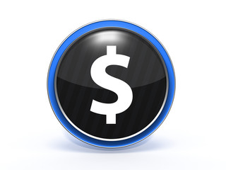 money circular icon on white background