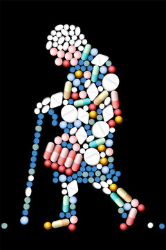Pills Tablets Old Woman