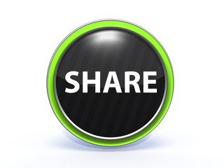 share circular icon on white background