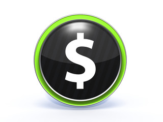 money circular icon on white background