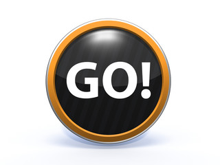 go circular icon on white background