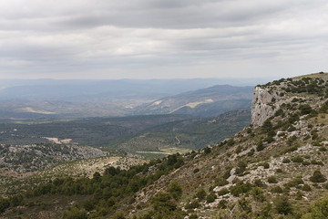 Naklejka premium spanish mountains landscape