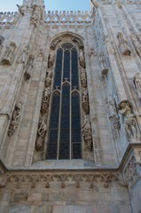 Fototapeta na wymiar Milan Cathedral 14