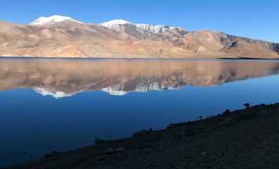 Tso Moriri lake in Rupshu valley