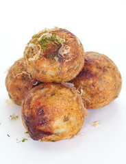 Takoyaki ,ball - shaped Japanese snack