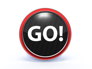 go circular icon on white background