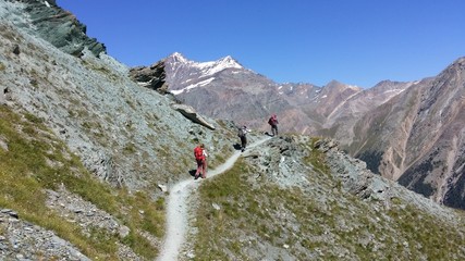 Naklejka premium Trekking