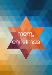 Weihnachtskarte Stern