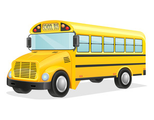 Fototapeta na wymiar school bus vector illustration
