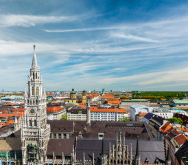 Fototapeta premium Aerial view of Munich, Germany