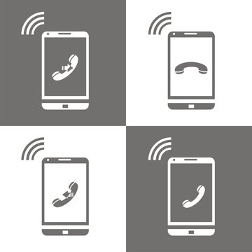 Icono llamadas smartphone
