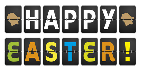 HAPPY EASTER aéroport VECTEURS