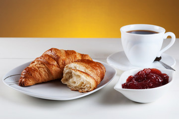 croissants light and tasty breakfast