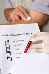 your annual health check fit as a fiddle
